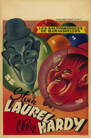 Laurel and Hardy's Laughing 20'S Movie Poster Print
