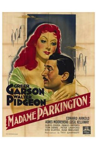 Mrs Parkington Movie Poster Print