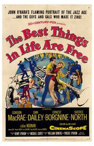 The Best Things in Life Are Free Movie Poster Print
