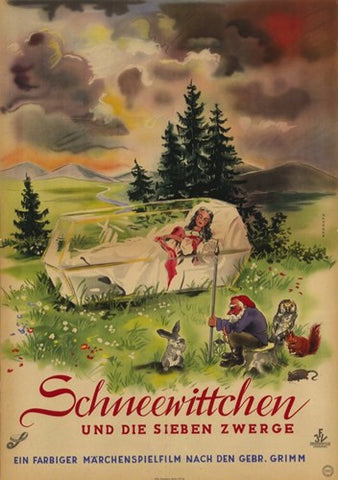 Snow White and the Seven Dwarfs Movie Poster Print