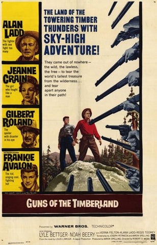 Guns of the Timberland Movie Poster Print