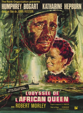 The African Queen Movie Poster Print