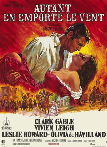 Gone with the Wind Movie Poster Print