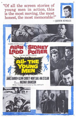 All the Young Men Movie Poster Print