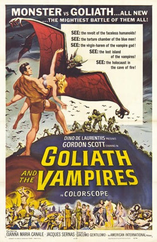 Goliath and the Vampires Movie Poster Print