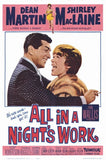All in a Nights Work Movie Poster Print