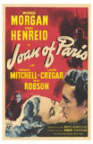 Joan of Paris Movie Poster Print