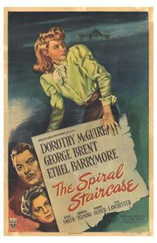 The Spiral Staircase Movie Poster Print