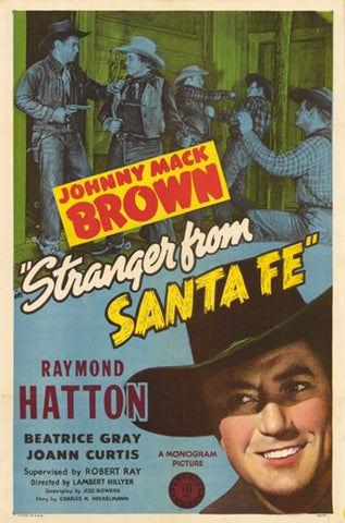 Stranger from Santa Fe Movie Poster Print