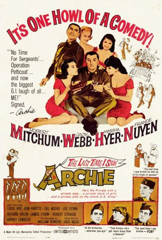 Last Time I Saw Archie Movie Poster Print