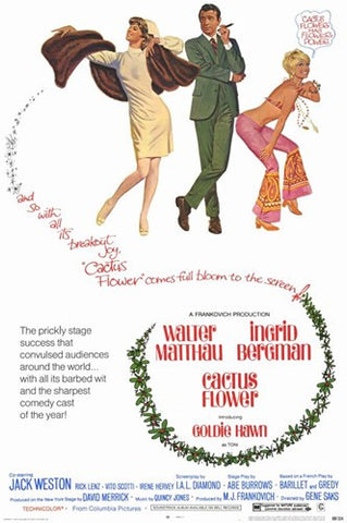 Cactus Flower Movie Poster Print