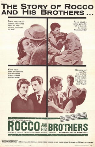 Rocco and His Brothers Movie Poster Print