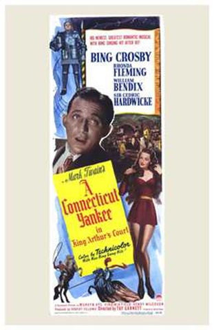 Connecticut Yankee in King Arthur's Cour Movie Poster Print