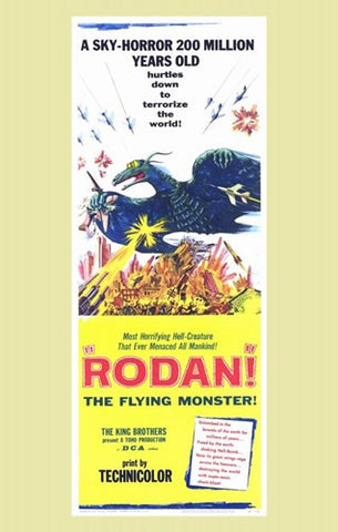 Rodan Movie Poster Print