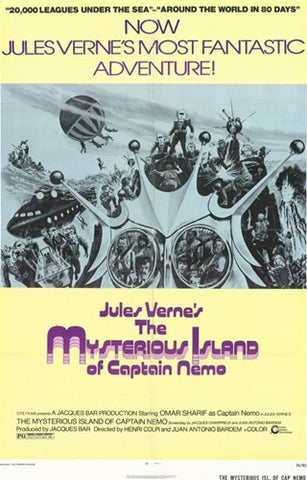 The Mysterious Island of Captain Nemo Movie Poster Print