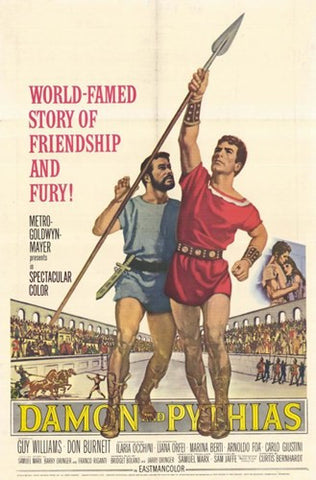 Damon and Pythias Movie Poster Print