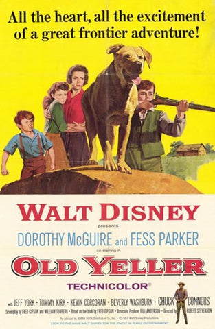 Old Yeller Movie Poster Print