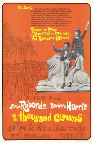 A Thousand Clowns Movie Poster Print