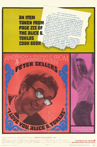 I Love You Alice B Toklas Movie Poster Print