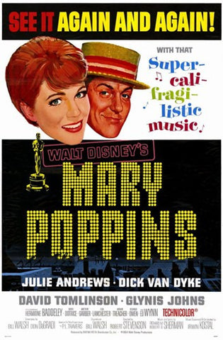Mary Poppins Movie Poster Print