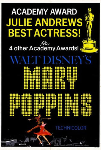 Mary Poppins Movie Poster Print
