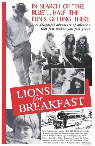 Lions for Breakfast Movie Poster Print