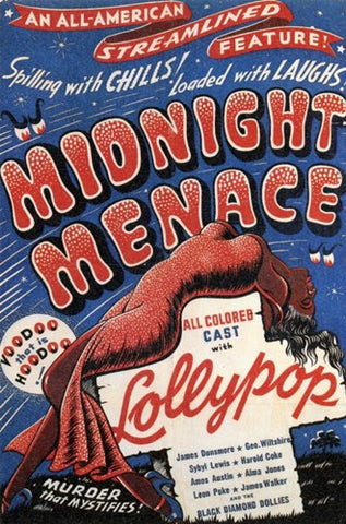 Midnight Menace Movie Poster Print