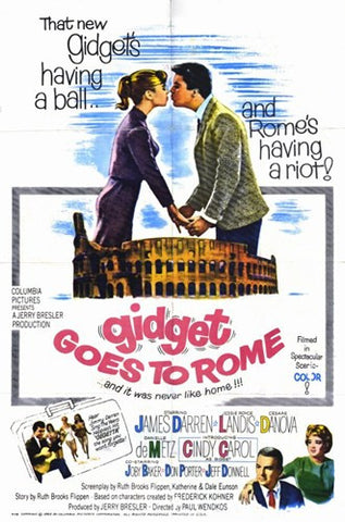 Gidget Goes to Rome Movie Poster Print