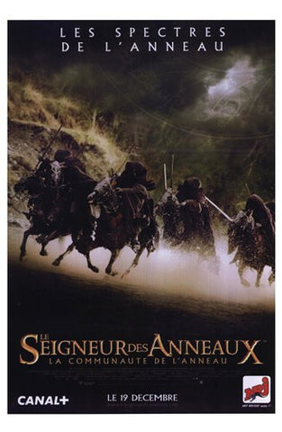 Lord of the Rings: Fellowship of the Ring Movie Poster Print
