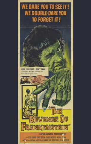 Revenge of Frankenstein Movie Poster Print