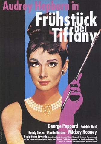 Breakfast At Tiffany's Movie Poster Print