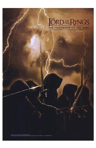 Lord of the Rings: Fellowship of the Ring Movie Poster Print