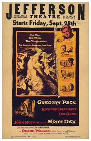 Moby Dick Movie Poster Print