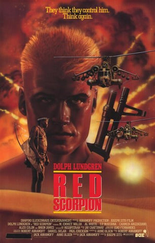 Red Scorpion Movie Poster Print