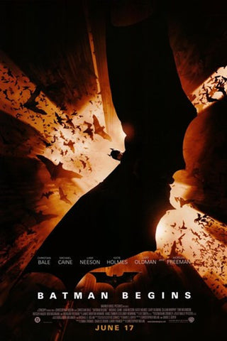 Batman Begins Movie Poster Print