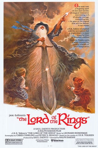 Lord of the Rings, animated - style A Movie Poster Print