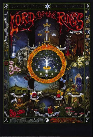 Lord of the Rings, animated - style B Movie Poster Print