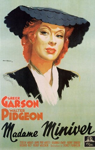 Mrs Miniver Movie Poster Print