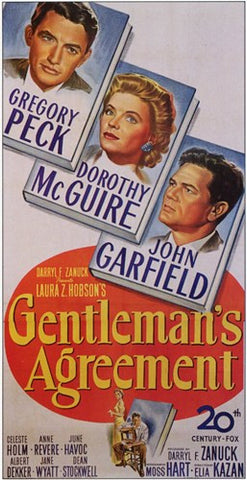 Gentleman's Agreement Movie Poster Print