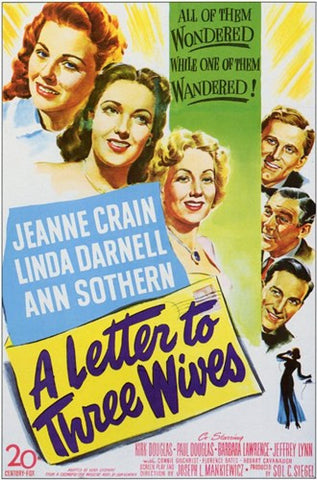 Letter to Three Wives  a Movie Poster Print