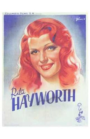Hayworth  Rita Movie Poster Print