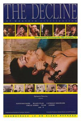 Decline Of Western Civilization Movie Poster Print