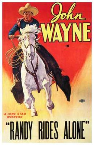 Randy Rides Alone Movie Poster Print