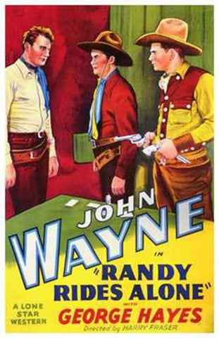 Randy Rides Alone Movie Poster Print