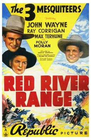 Red River Range Movie Poster Print