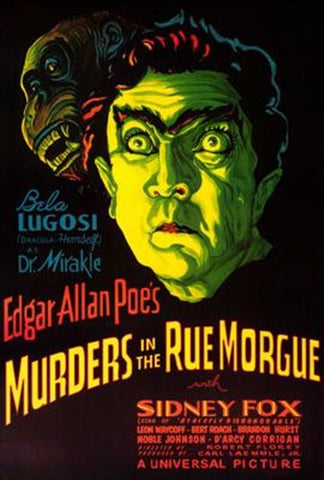 Murders In The Rue Morgue Movie Poster Print