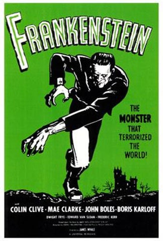 Frankenstein Movie Poster Print