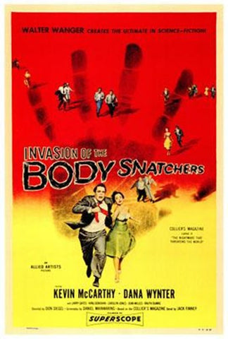 Invasion Of The Body Snatchers Movie Poster Print