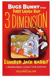 Lumber Jack-Rabbit Movie Poster Print