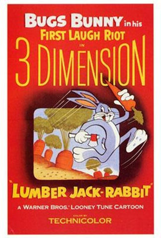 Lumber Jack-Rabbit Movie Poster Print